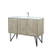 Lexora - Castor 80" W x 22" D Blue Double Bath Vanity and Carrara Marble Top - LVC80DE100