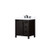 Lexora - Castor 84" W x 22" D Blue Double Bath Vanity and White Quartz Top - LVC84DE200