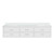 Lexora - Castor 84" W x 22" D White Double Bath Vanity and White Quartz Top - LVC84DA200