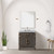 Lexora - Laurel 30" W x 22" D Brown Oak Single Bath Vanity and Carrara Marble Top - LVL30SK100