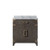 Lexora - Laurel 30" W x 22" D Brown Oak Single Bath Vanity and Carrara Marble Top - LVL30SK100