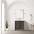 Lexora - Laurel 30" W x 22" D Brown Oak Single Bath Vanity and White Quartz Top - LVL30SK200