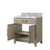 Lexora - Laurel 30" W x 22" D Grey Oak Single Bath Vanity and Carrara Marble Top - LVL30SR100
