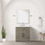Lexora - Laurel 30" W x 22" D Grey Oak Single Bath Vanity and White Quartz Top - LVL30SR200