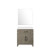 Lexora - Laurel 30" W x 22" D Grey Oak Single Bath Vanity White Quartz Countertop and 28 in Mirror - LVL30SR210