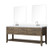 Lexora - Laurel 80" W x 22" D White Oak Double Bath Vanity and White Quartz Top - LVL80DM200