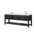 Lexora - Laurel 84" W x 22" D Black Oak Double Bath Vanity and Carrara Marble Top - LVL84DJ100