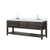 Lexora - Laurel 84" W x 22" D Brown Oak Double Bath Vanity and Carrara Marble Top - LVL84DK100