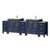 Lexora - Abbey 48" W x 22" D Black Oak Single Bath Vanity and Cultured Marble Top - LVA48SJ300