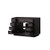 Lexora - Abbey 48" W x 22" D Black Oak Single Bath Vanity - LVA48SJ000