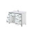 Lexora - Vinter 59" White Freestanding Acrylic Flatbottom Soaking Bathtub with Brushed Nickel Hardware and Lago Tub Filler - LBV59W2L2