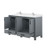 Lexora - Provenza 60" L x 30" W White Alcove Bathtub with Left Drain and Chrome Hardware - LBPV6030LC