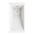 Lexora - Provenza 60" L x 30" W White Alcove Bathtub with Right Drain and Chrome Hardware - LBPV6030RC