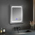 Lexora - Bracciano 20" W x 28" H Surface-Mount LED Mirror Medicine Cabinet with Defogger - LB2028LEDMC