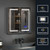 Lexora - Bracciano 24" W x 30" H Surface-Mount LED Mirror Medicine Cabinet with Defogger - LB2430LEDMC