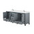 Lexora - Bracciano 36" W x 28" H Surface-Mount LED Mirror Medicine Cabinet with Defogger - LB3628LEDMC