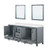 Lexora - Lesina 40" W x 28" H Surface-Mount LED Mirror Medicine Cabinet with Defogger - LL4028LEDMC