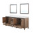 Lexora - Vellum 48" W x 32" H LED Bathroom Vanity Mirror - LLMVE4832