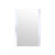 Lexora - Volez 22" W x 32" H White Mirror - LV3222WHM