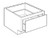Carriage House Abbott Single Drawer Base Cabinet - 360620-CH-ABBOTT-1DB24-18