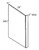 Carriage House Rustic-Hickory Dishwasher End Panel - 528710-CH-RUSTIC-HICKORY-DWR3