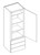 Carriage House Windsor 3 Drawers Single Door Tall Cabinet - 402460-CH-WINDSOR-5-PIECE-DWR1860-15