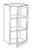 Innovation Cabinetry Shaker White Kitchen Cabinet - WMD0936-CS