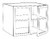 Innovation Cabinetry Pearl White Kitchen Cabinet - WMD3621-24-CP