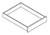 Innovation Cabinetry Storm Gray Rollout Tray - H-ROT18-CG