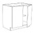 Innovation Cabinetry Harbor Gray Kitchen Cabinet - UB-B24-F-HG