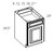 Cabinet Wright Hampton White Base Cabinet - CW-HW-B21