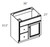 Cabinet Wright Hampton White Combination Vanity Sink Base - CW-HW-VAD36