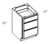 Cabinet Wright Hampton White Vanity Drawer Base - CW-HW-3DVB15T