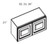 Cabinet Wright Parkhurst Sienna Wall Cabinet - CW-PS-W3021