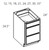 Cabinet Wright Shaker Espresso Base Drawer Pack Cabinet - CW-ES-3DB12