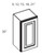 Cabinet Wright Shaker White Wall Cabinet - CW-SW-W0930