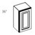 Cabinet Wright Shaker White Wall Cabinet - CW-SW-W153615