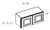 Cabinet Wright Shaker White Refrigerator Wall Cabinet - CW-SW-RW3615