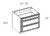 Cabinet Wright Bright White Cooktop Base Cabinet - CW-BW-CTB36