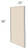 Cabinet Wright Bright White Tall Side Panel - CW-BW-TSP2593