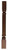 Cabinet Wright Bright White Fluted Post - CW-BW-FP-FLUTED-POST