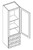 KCD Brooklyn Slate Wall Twr w/ 3 Drws - BS-DWR1554