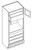 KCD Brooklyn Slate Oven Cabinet - BS-OC3396