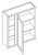 KCD Shaker Espresso Blind Wall Cabinet - SE-BW3030