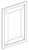 KCD Shaker White Decorative Wall Panel - SW-DWP1230