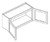 KCD Shaker Sand Double Door Wall Cabinet - SS-W3021