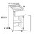 U.S. Cabinet Depot - Torino White Pine - One Drawer One Door Bases Cabinets - TWP-B12