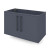 Jeffrey Alexander - Bath Vanity - Blue Steel - VKTEM36BSWDBSRE