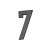 Atlas Homewares - RCN7-O Mission 5-1/2" H Surface Mount House Number Aged Bronze