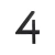 Atlas Homewares - AVN4-L-BL Modern Avalon 6" H Floating Mount House Number Matte Black